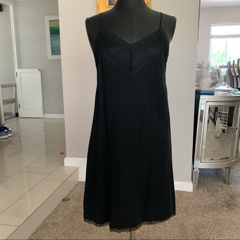 Twelfth Street by Cynthia Vincent-Black Silk Dress